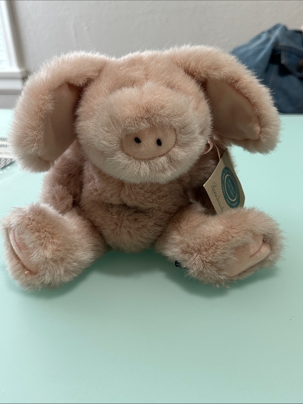 J.B. Bean and Associates plush pig “Rosebud”